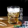 Deli ZB309 - Ly Thủy Tinh Deli Skull Beer Mug 540ml | Thủy Tinh Cao Cấp