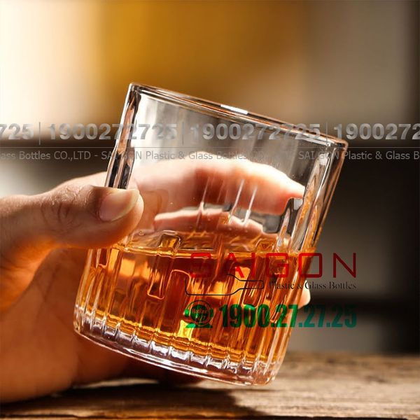 DELI DSKB103-1G - Ly Thủy Tinh Delisoga Jazz Whisky Glass 210ml | Thủy Tinh Cao Cấp