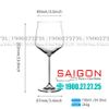 IDELITA 93BG72 - Ly thủy tinh Pha Lê IDELITA Victorian Bordeaux wine Crystal glasses 720ml | Thủy Tinh Pha Lê Cao cấp