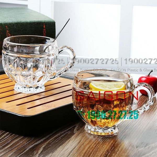 Deli DSZB231 - Ly Thủy Tinh Deli Mug Tea 180ml | Thủy Tinh Cao Cấp