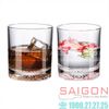 Union 350 - Ly Thủy Tinh Union Diamond Bottom Rock Glass 245ml | Nhập Khẩu Thái Lan