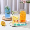 INS 314TH - Ly Thủy Tinh Sọc INS Stripes Islande Tumber Glass 350ml | Thủy Tinh Cao Cấp