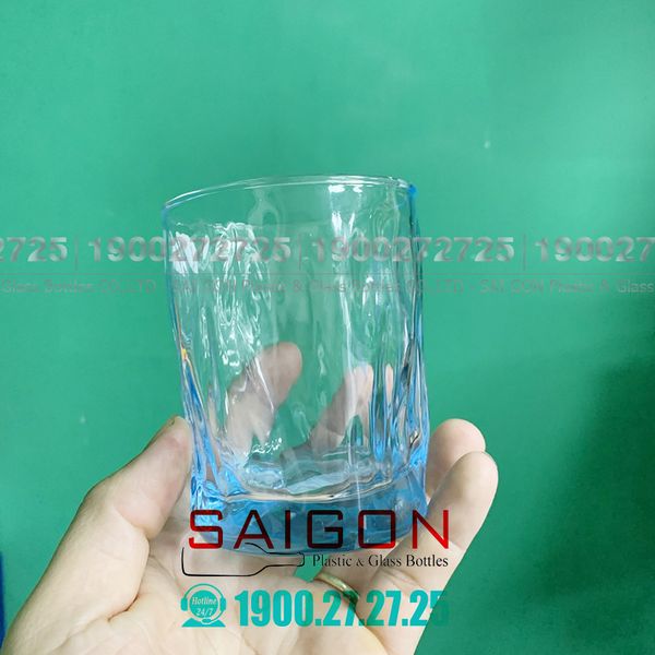 DELI JS5179B - Ly Thủy Tinh Deli Sogente Green Rock glass 355ml | Thủy Tinh Cao Cấp