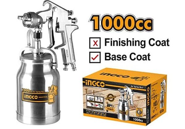 1000cc Súng phun sơn dùng khí Ingco ASG3102