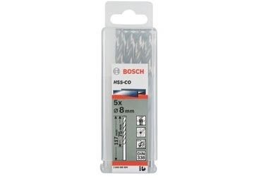 10.0mm Bộ mũi khoan sắt 5 mũi HSS-G Bocsh 2608595077