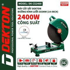 355mm Máy cắt sắt 2400W Dekton DK-CS2400