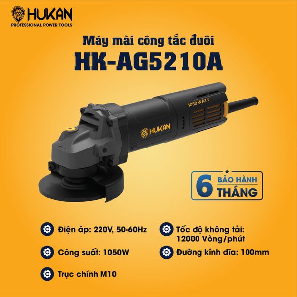 Máy mài công tắc đuôi Hukan HK-AG5210A