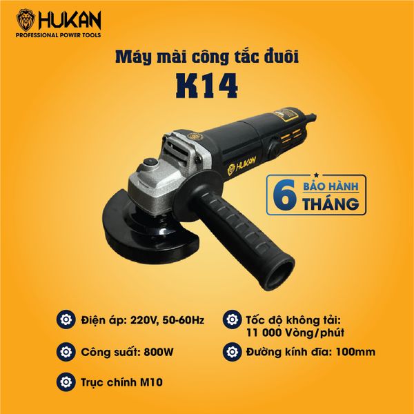 Máy mài công tắc đuôi Hukan K14