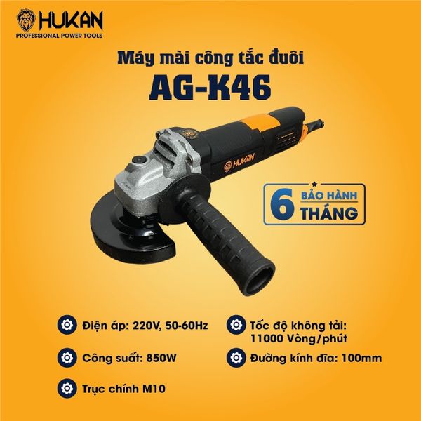 Máy mài công tắc đuôi Hukan K46