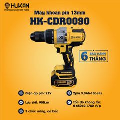 Máy khoan PIN - 13mm Hukan HK-CDR0090