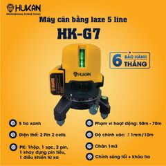 Máy cân bằng laser 5line Hukan HK-G7