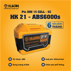 Pin ION 15Cells - 5C Hukan HK21-ABS6000s