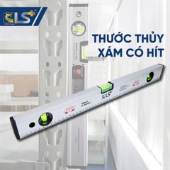 Thước Thuỷ Xám Có Hít 300mm LS+ LS400302