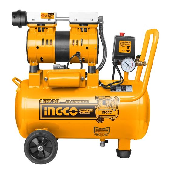 0.8HP Máy nén khí không dầu 24L Ingco ACS175241T