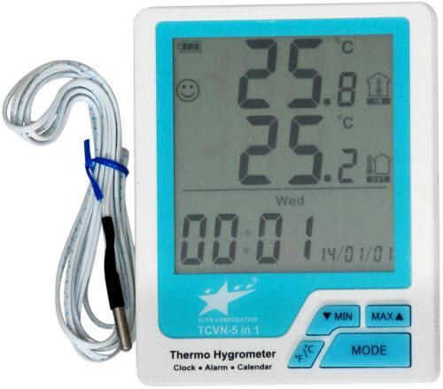 Máy đo nhiệt ẩm kế 5 trong 1 TCVN-5in1