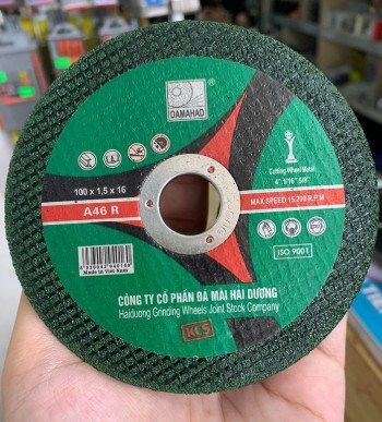 100x1.5x16mm Đá cắt kim loại xanh Hải Dương