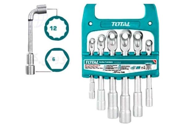 7-14mm Bộ chìa vặn góc L 6 chi tiết Total TLASWT0601