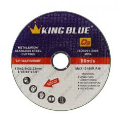 Đá cắt sắt, inox KingBlue D3-180x2.0x22mm