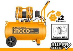 1.6HP Máy nén khí không dầu 50L Ingco ACS112501T