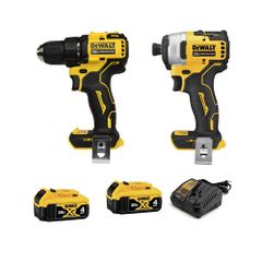 20V Combo máy khoan và siết vít max DCD708 + DCF809 +
2pin 5Ah + sạc DCB115 + Valy Dewalt DCK2008P2