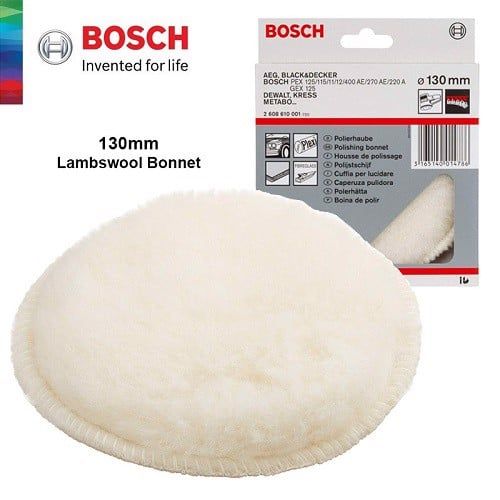 130mm Đĩa đánh bóng có đế dán Bosch 2608610001