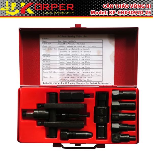 Cảo tháo vòng bi Korper KP-CH040920-25