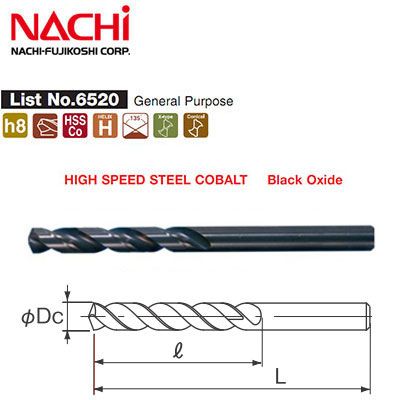 1.5mm Mũi khoan inox Nachi L6520-015