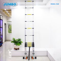 5.1m Thang nhôm rút gọn cao cấp Jumbo C520