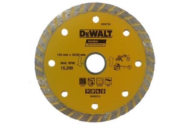 105x20x7mm Đĩa cắt ướt khô Dewalt DW4724-B1