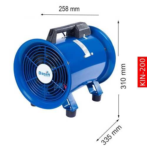 107W Quạt hút công nghiệp Dasin KIN-200