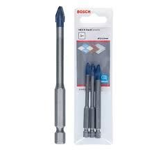 Mũi khoan gạch cứng Hex-9 (5/6/8) (Mới) Bosch 2608579511