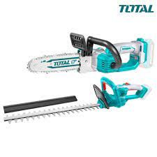 Bộ combo máy cưa xích TGSLI20851 & máy cắt hàng rào THTLI20018 Total TOSLI23044