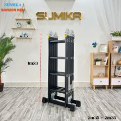 4.58m Thang nhôm gấp đa năng 4 đoạn Sumika SKM 204 New