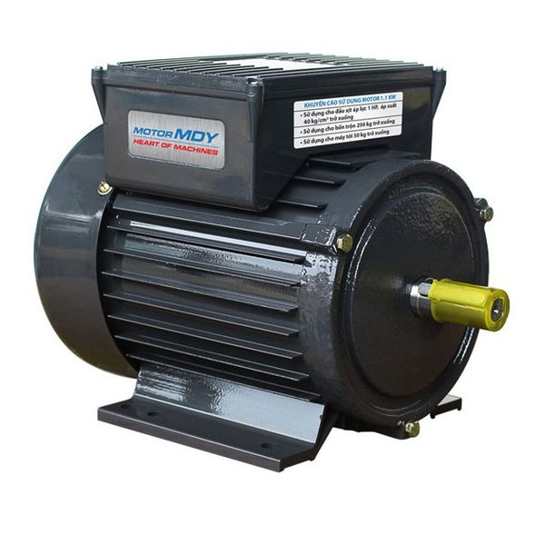 Motor vỏ nhôm MDY chân đế Hồng Ký 1.5kW (2HP) 220V 1450RPM