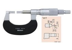 025mm Panme đo rãnh ngoài Mitutoyo 122111