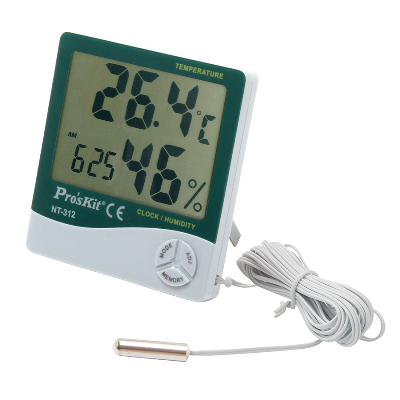 Đồng hồ đo nhiệt độ, độ ẩm có dây Pro'skit NT-312