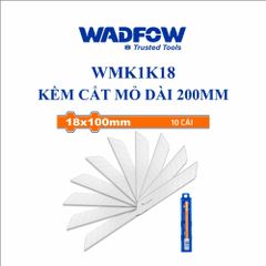 Bộ 10 lưỡi dao rời 18x100mm Wadfow WMK1K18