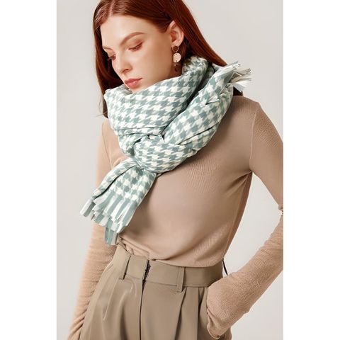 Quà tặng 8/3 cho người yêu nữ, vợ, cô giáo, mẹ - Khăn quàng choàng cổ len Cashmere giữ ấm cao cấp phong cách châu Âu Mỹ sang trọng