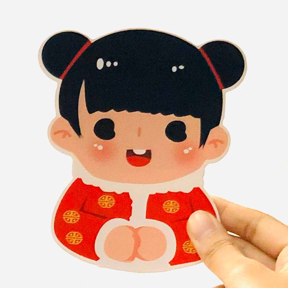 10 Cái - Bao Lì Xì Hot Trend, Bao Lì Xì Hoạt Hình CÔ BÉ - Mã LX027