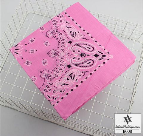 Khăn Bandana (Khăn Turban EXO) Màu Hồng - Mã B008