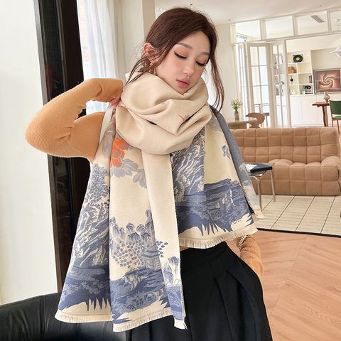 Khăn quàng choàng cổ len Cashmere cho nữ giữ ấm cao cấp phong cách Hàn Quốc đẹp sang trọng LÀ GU Khăn Phụ Kiện - KC462