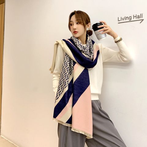 Khăn quàng choàng cổ len Cashmere cho nữ giữ ấm cao cấp phong cách Hàn Quốc đẹp sang trọng LÀ GU Khăn Phụ Kiện - KC474