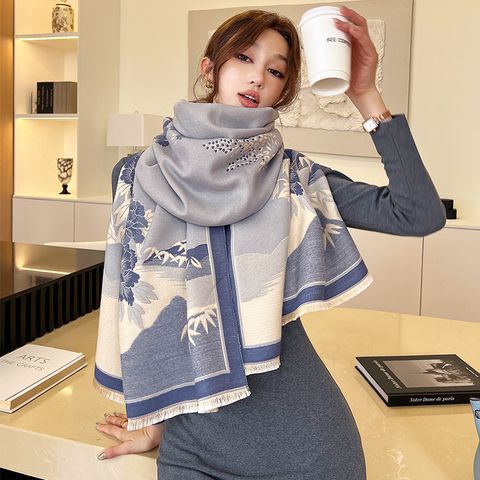 Khăn quàng choàng cổ len Cashmere cho nữ giữ ấm cao cấp phong cách Hàn Quốc đẹp sang trọng LÀ GU Khăn Phụ Kiện - KC478