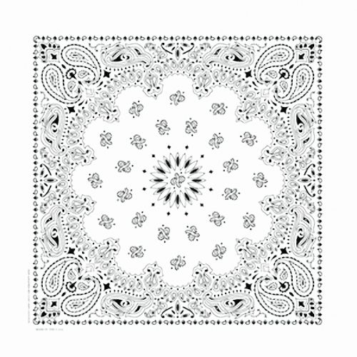 Khăn Bandana (Khăn Turban EXO) Màu Trắng - Mã B012