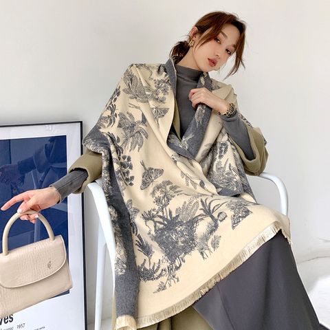 Khăn quàng choàng cổ len Cashmere giữ ấm cao cấp phong cách Hàn Quốc đẹp sang trọng - KC407