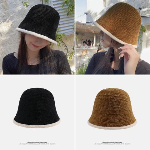 Mũ nón len bucket lông cừu cho nữ Hàn Quốc trùm đầu giữ ấm phong cách ulzzang đẹp thích hợp với thời tiết lạnh LÀ GU Khăn Phụ Kiện - MBK004