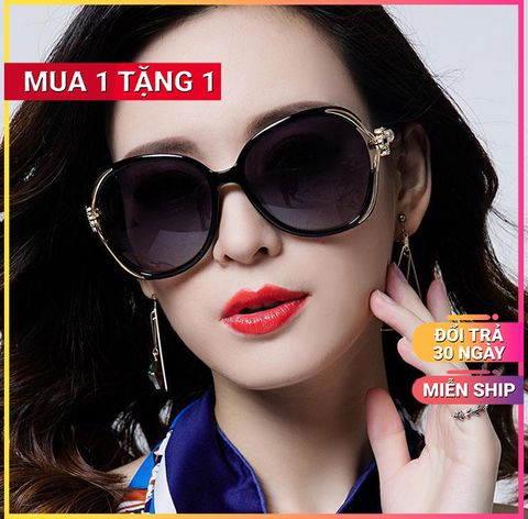 [Mua 1 Tặng 1] (Full Box)** Mắt Kính Râm - Kính Mát Nữ Đẹp - Mã MK003