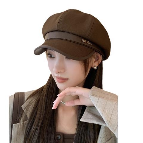 Mũ nón beret nồi bánh tiêu nữ Hàn Quốc LÀ GU Khăn Phụ Kiện phong cách newboy ulzzang đẹp mùa đông thời trang màu trắng, nâu, be, đen - MNB002