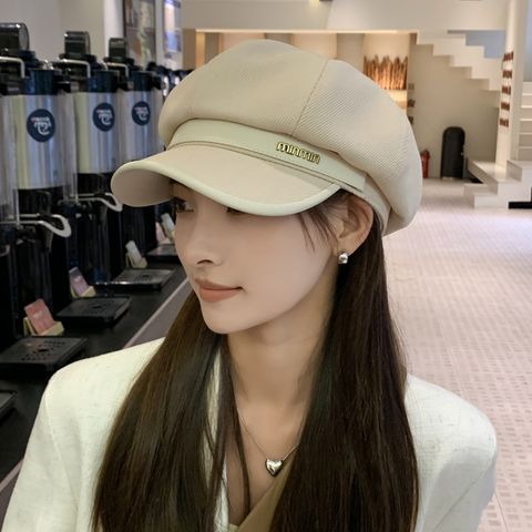 Mũ nón beret nồi bánh tiêu nữ Hàn Quốc LÀ GU Khăn Phụ Kiện phong cách newboy ulzzang đẹp mùa đông thời trang màu trắng, nâu, be, đen - MNB002