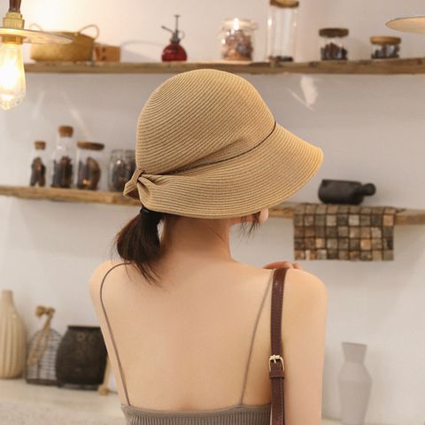 Mũ nón visor nửa đầu đi biển rộng vành tròn đẹp cho nữ LÀGU Khăn Phụ Kiện - NC507